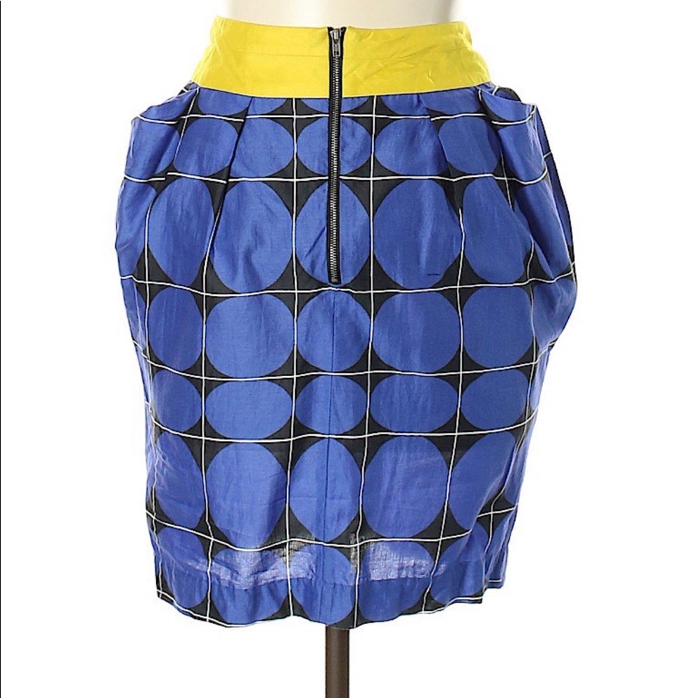 Odille Anthro Fargyle Geometric Skirt 2 - Picture 6 of 6